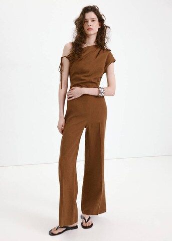 MANGO Jumpsuit 'Ory2' in Brown