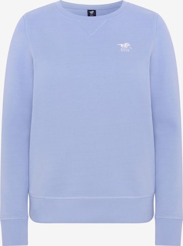 Polo Sylt Sweatshirt in Blue: front