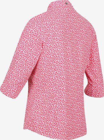 REGATTA Athletic Button Up Shirt 'Nimis IV' in Pink