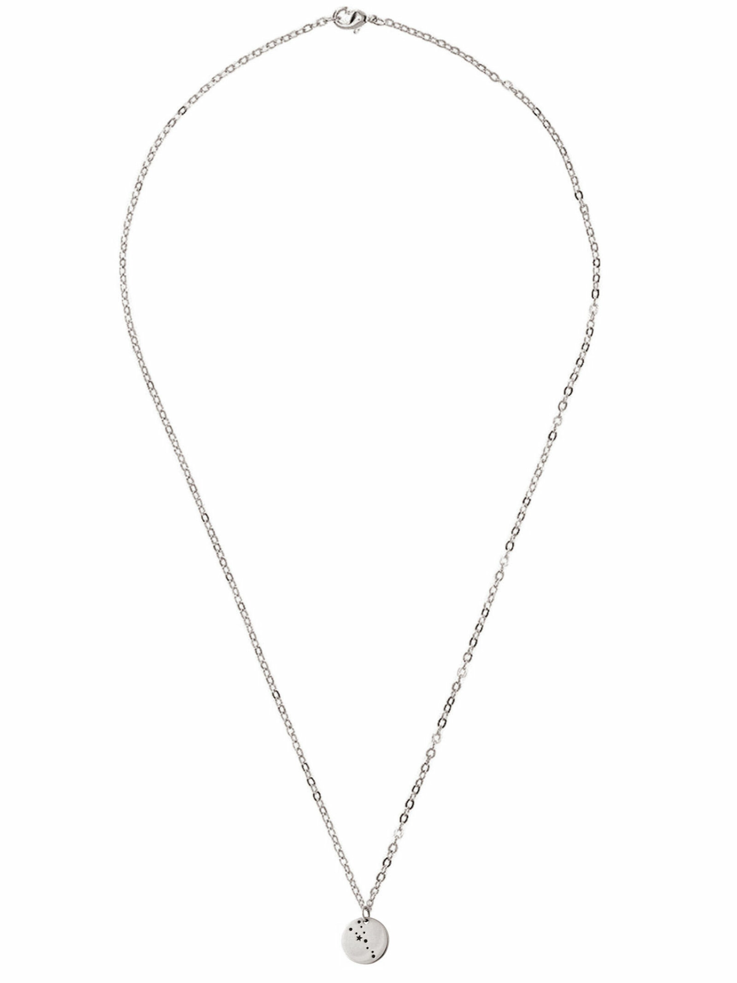 Gemshine Necklace in Silver: front
