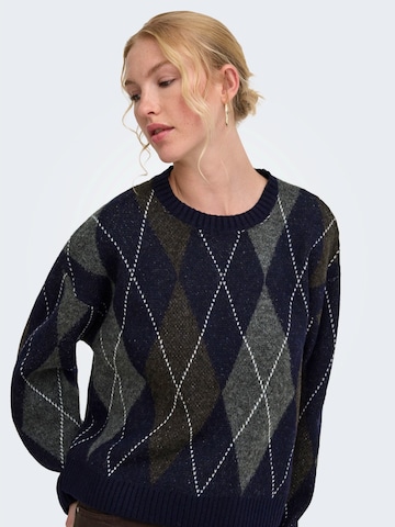 ONLY - Jersey 'ONLRhombus' en azul