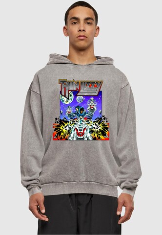 Merchcode Sweatshirt 'Thin Lizzy - Vagabonds Of The Western World' in Grijs: voorkant