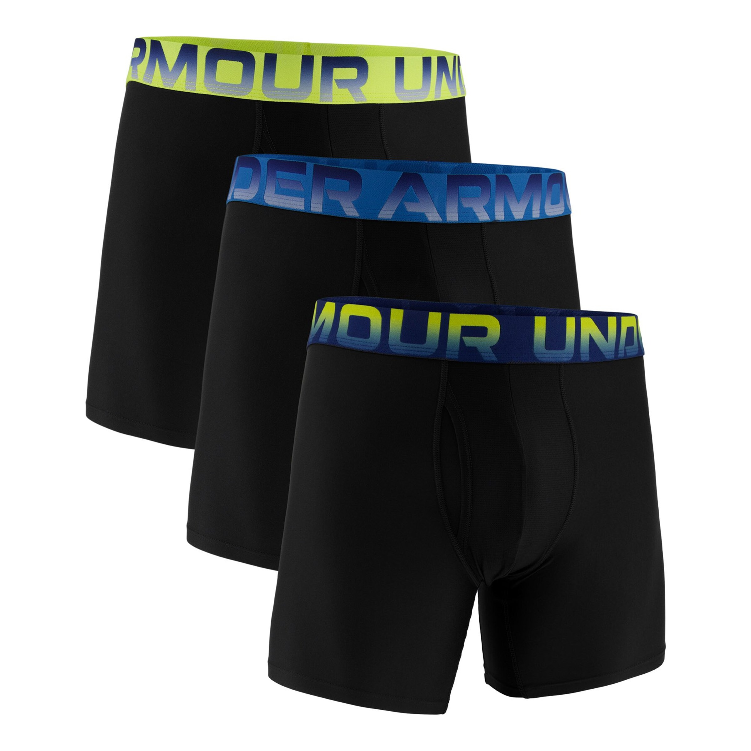 UNDER ARMOUR Boxers en L en bleu / vert gazon / noir, Vue avec produit