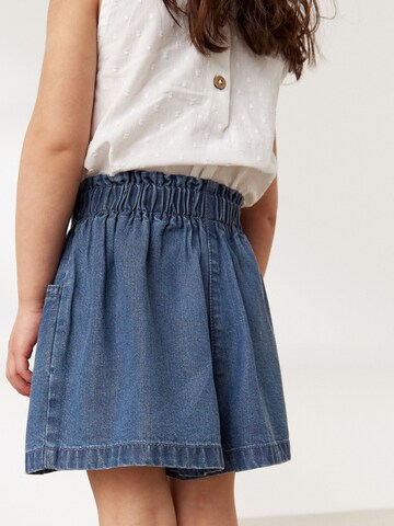 Wide Leg Pantalon Next en bleu
