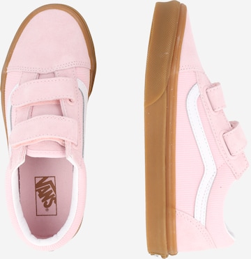 Sneaker 'Old Skool V' di VANS in rosa
