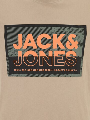 Jack & Jones Plus Футболка 'LOGAN' в Бежевый