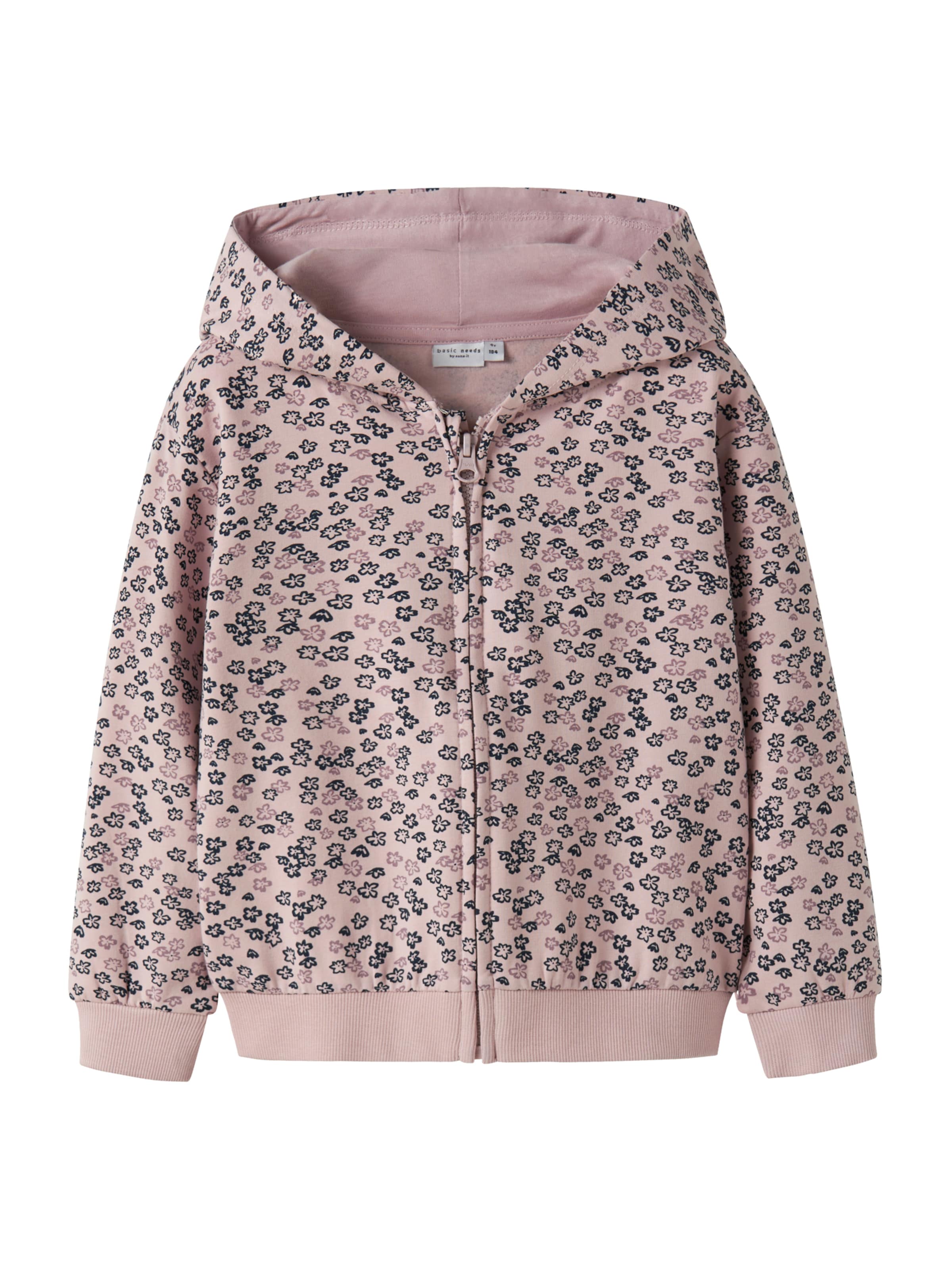 NAME IT Mikina 'NMFVOLTANA' – fialová: přední strana