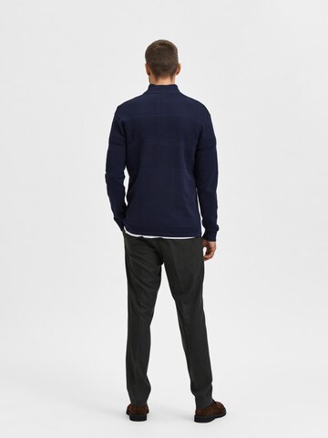 SELECTED Sweater 'Maine' in Blue