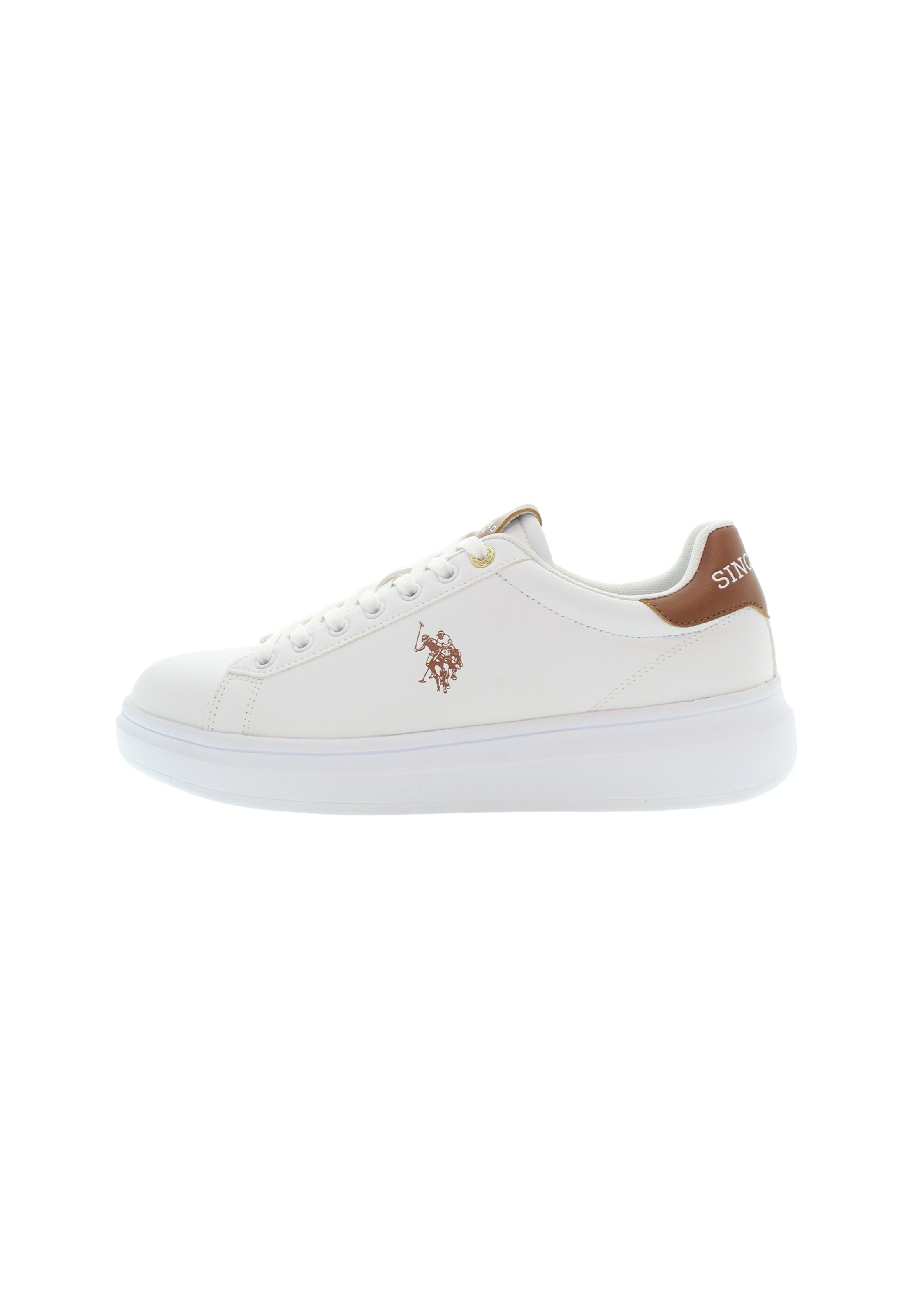 U.S. POLO ASSN. Platform trainers 'Cody001Mdy2' in White: front
