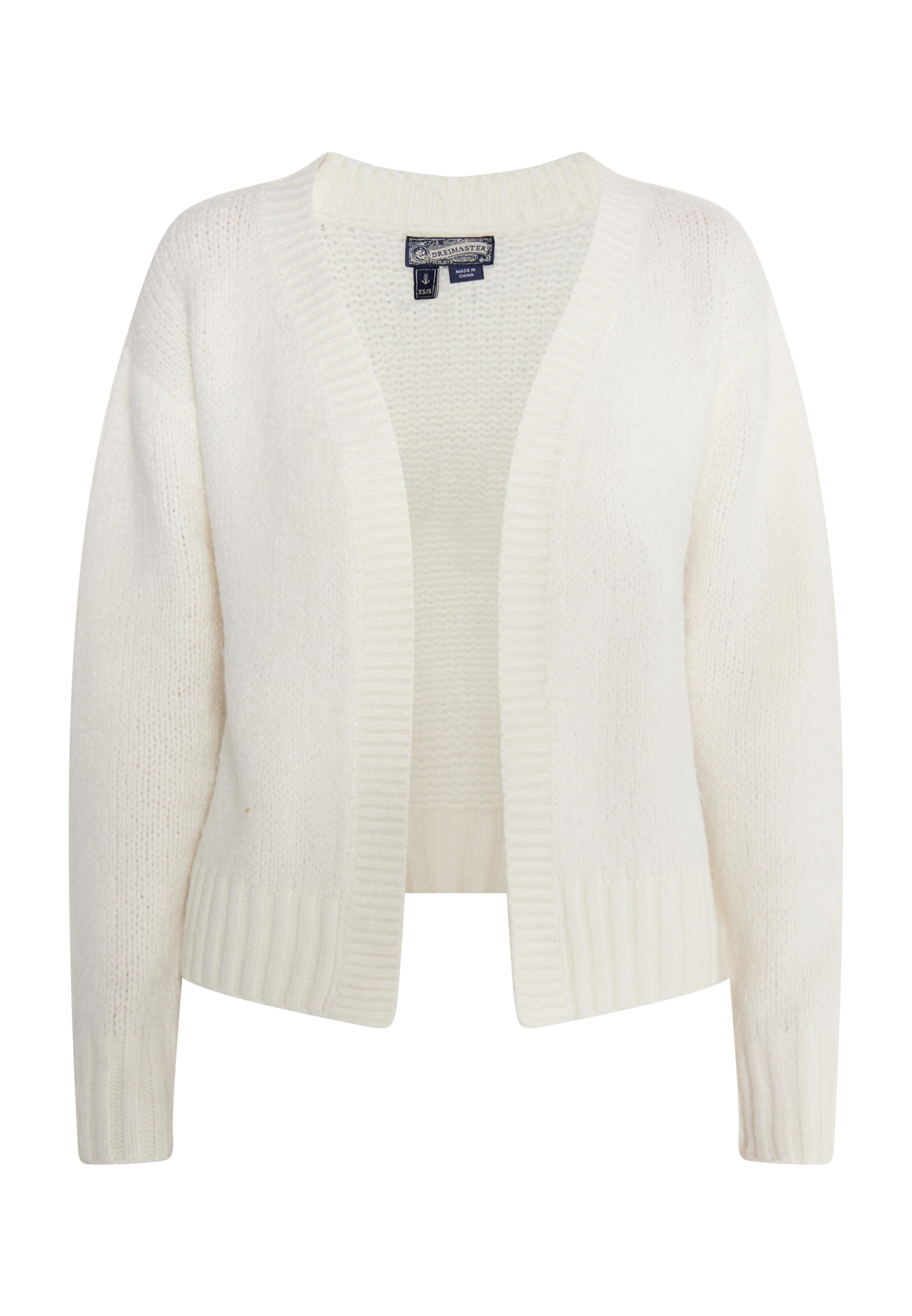DreiMaster Vintage Kardigán 'Incus' - fehér: elől