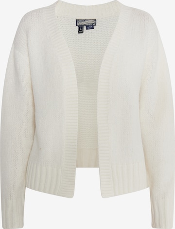 DreiMaster Vintage Knit Cardigan 'Incus' in White: front