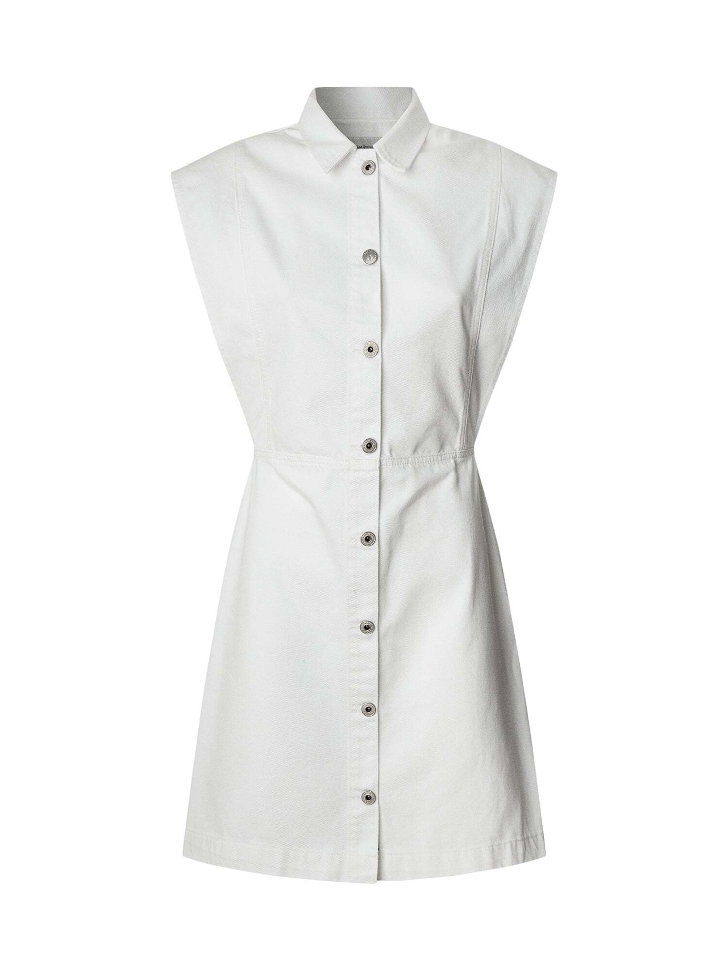 Abito camicia 'Chey' di Pepe Jeans in bianco: frontale