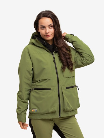 RukkaOutdoor jakna 'Padanoja' - zelena boja: prednji dio