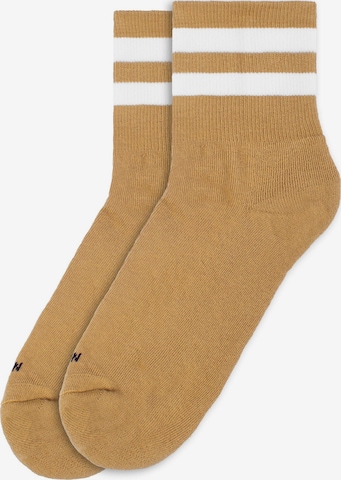 Chaussettes 'Mustard' American Socks en jaune : devant