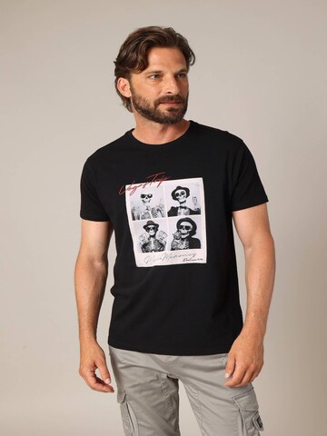 Deeluxe Shirt 'MANOLO' in Zwart: voorkant