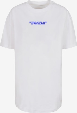 Merchcode T-Shirt 'Bold' in Weiß: Vorderseite