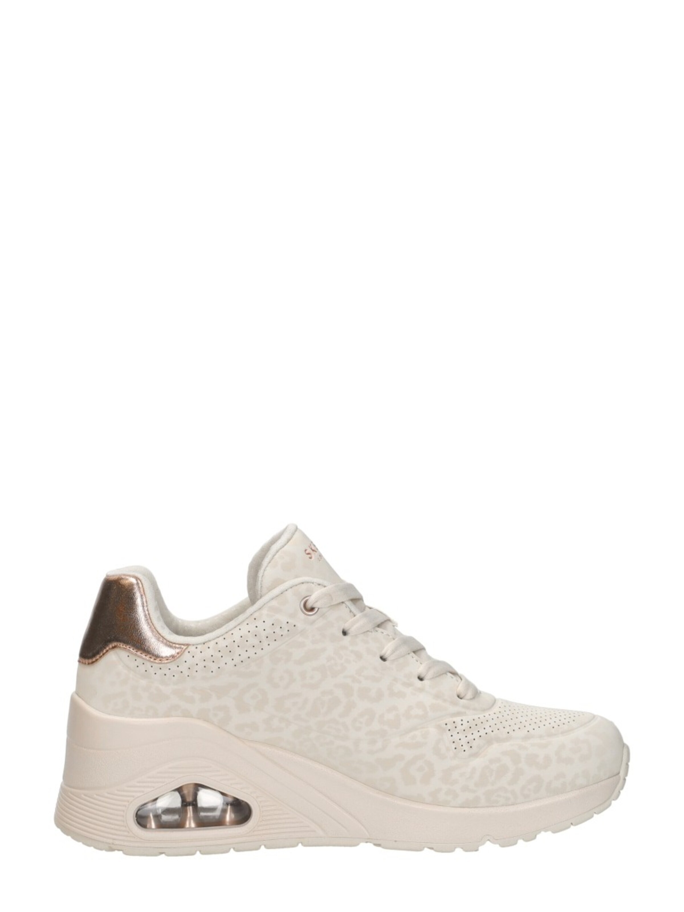 SKECHERS Sneakers laag 'Uno Wedge - Safari Daze' in Wit