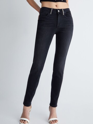 Skinny Jeans di Liu Jo in nero: frontale