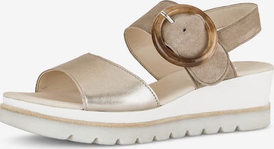 GABOR Sandale in beige / gold, Produktansicht