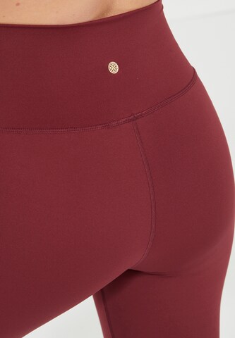 Athlecia Slimfit Sportbroek 'Franz' in Rood