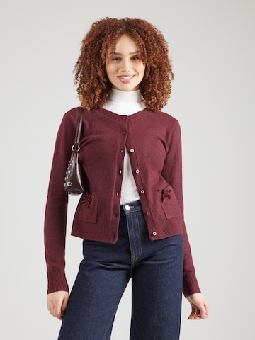 HOLLISTER Kardigán - piros: elől