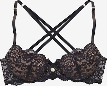 Soutien-gorge JETTE en noir : devant
