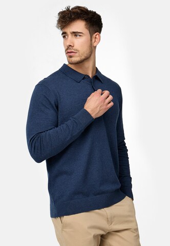 INDICODE JEANS Sweater 'Chips' in Blue