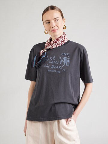 SCOTCH & SODA Póló - fekete: elől