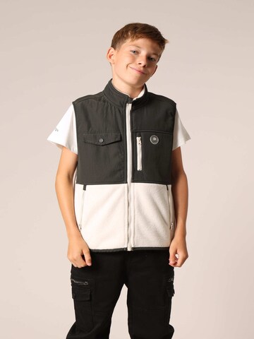 Gilet 'Crumb' Deeluxe en marron : devant