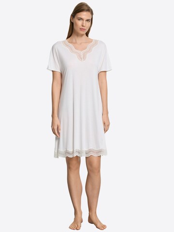 Chemise de nuit ' Cire Nightwear ' Hanro en blanc : devant