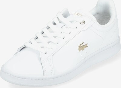 LACOSTE Sneaker 'Carnaby Pro' in gold / weiß, Produktansicht