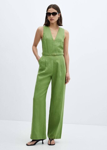 MANGO Jumpsuit 'Nan' in Green