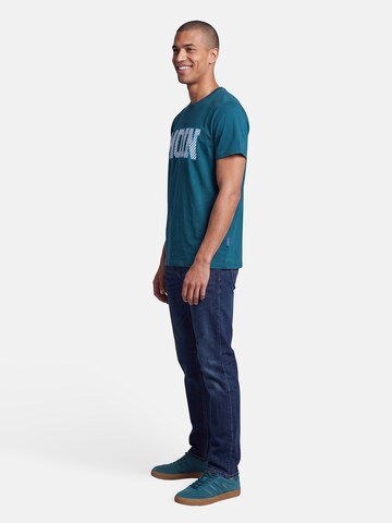 salzhaut Shirt 'Diek - Moin' in Blue: side