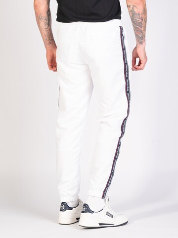 Sergio Tacchini Tapered Hose 'MIDDAY' in Weiß