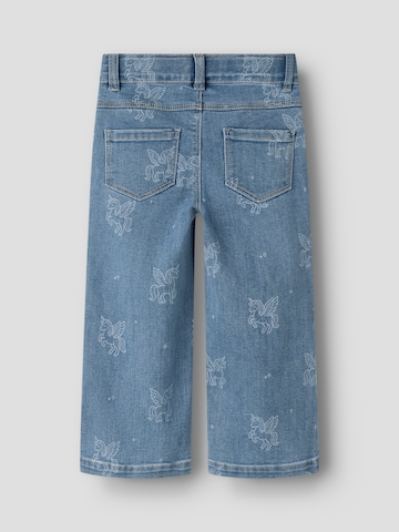 NAME IT Wide Leg Farkut 'NMFROSE' värissä sininen