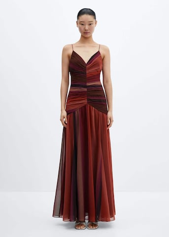 Robe de soirée 'fortune' MANGO en rouge : devant