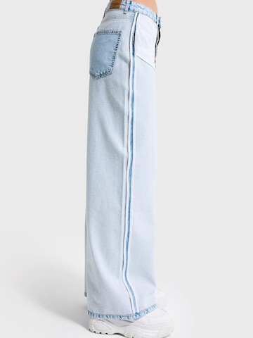 Baggy Jean 'REVERSE BAGGY MID RISE JEANS' IT'S BASIC en bleu