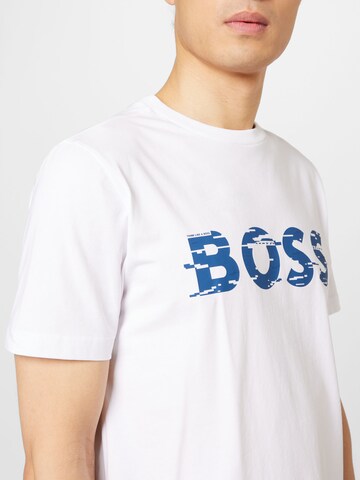 Maglietta di BOSS in bianco