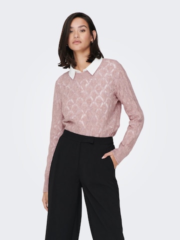 JDY Pullover 'Letty' i pink: forside