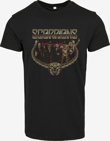 Merchcode Shirt 'Scorpions Stinger' in Zwart: voorkant