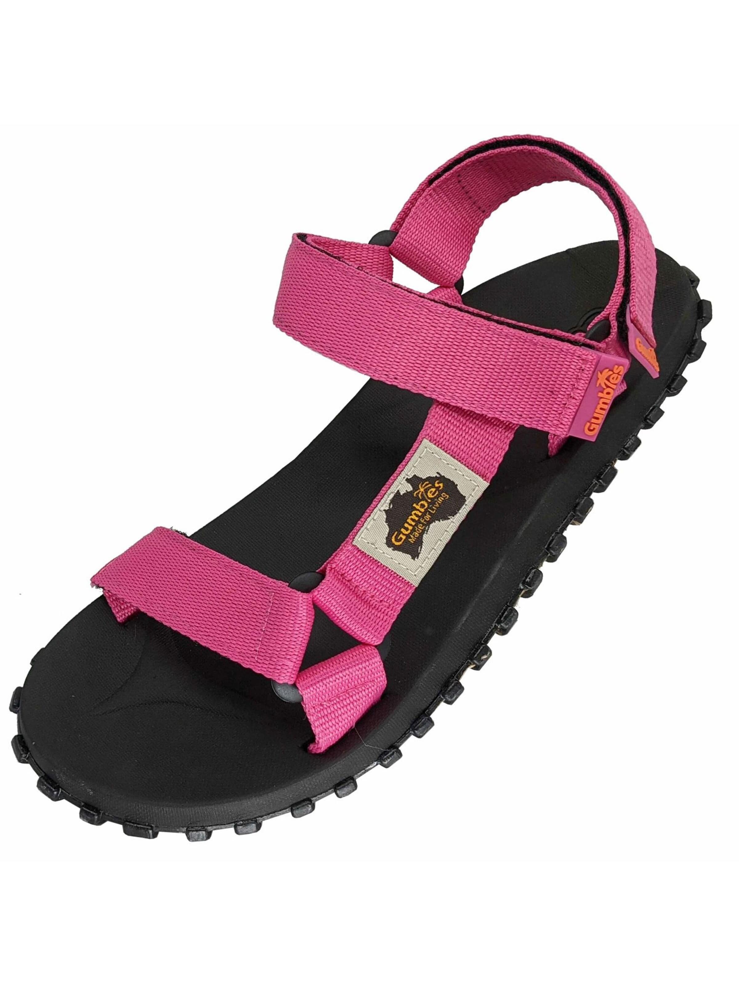 Gumbies Sandals 'Gumbies Scrambler' in Pink: front