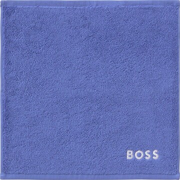 BOSS Washcloth 'PLAIN' in Blue