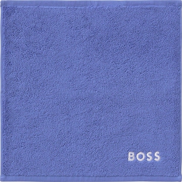 BOSS Home Waschlappen 'PLAIN' in Blau