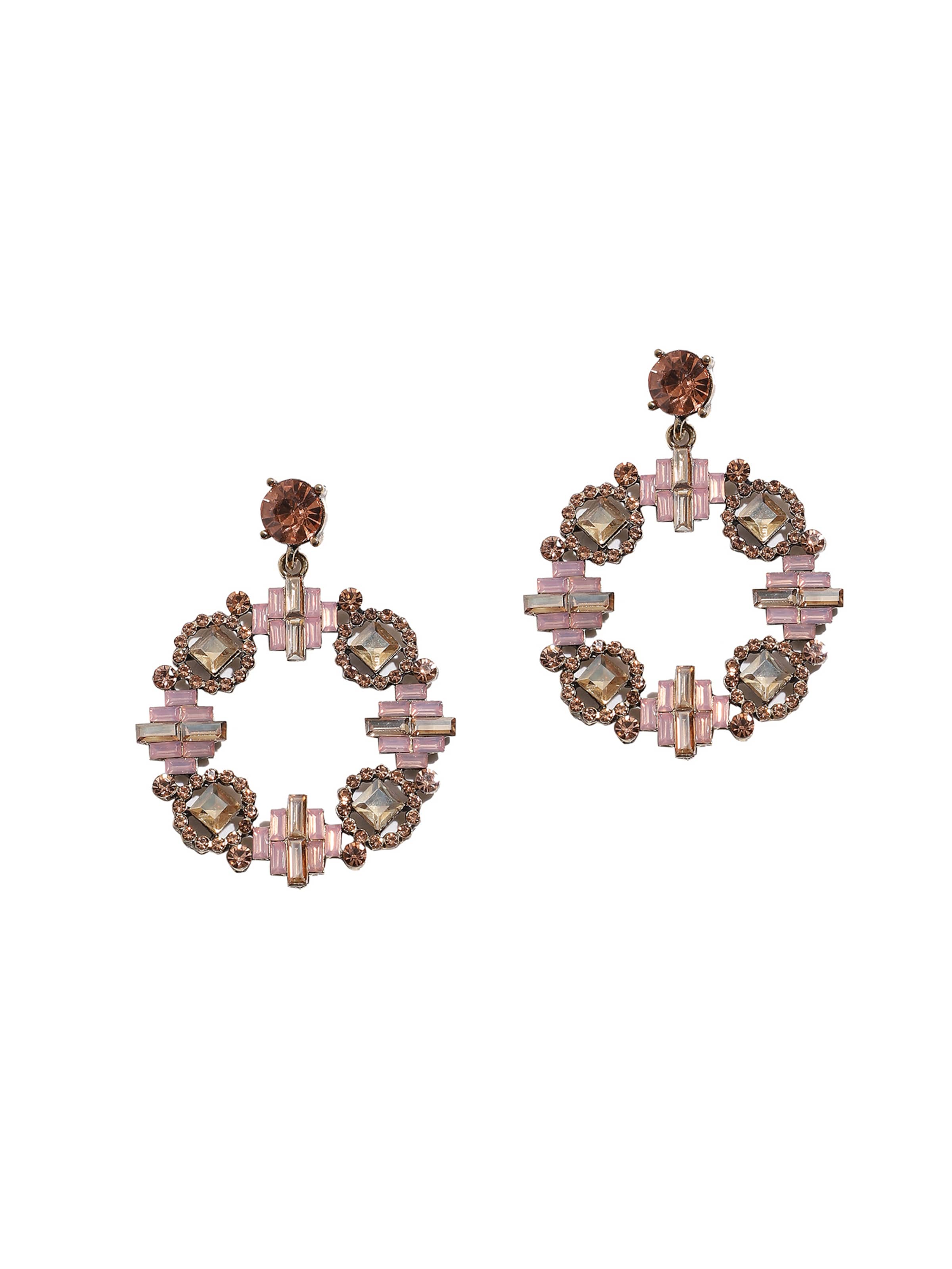 SOHI Náušnice ' Anuska ' – zelená: přední strana