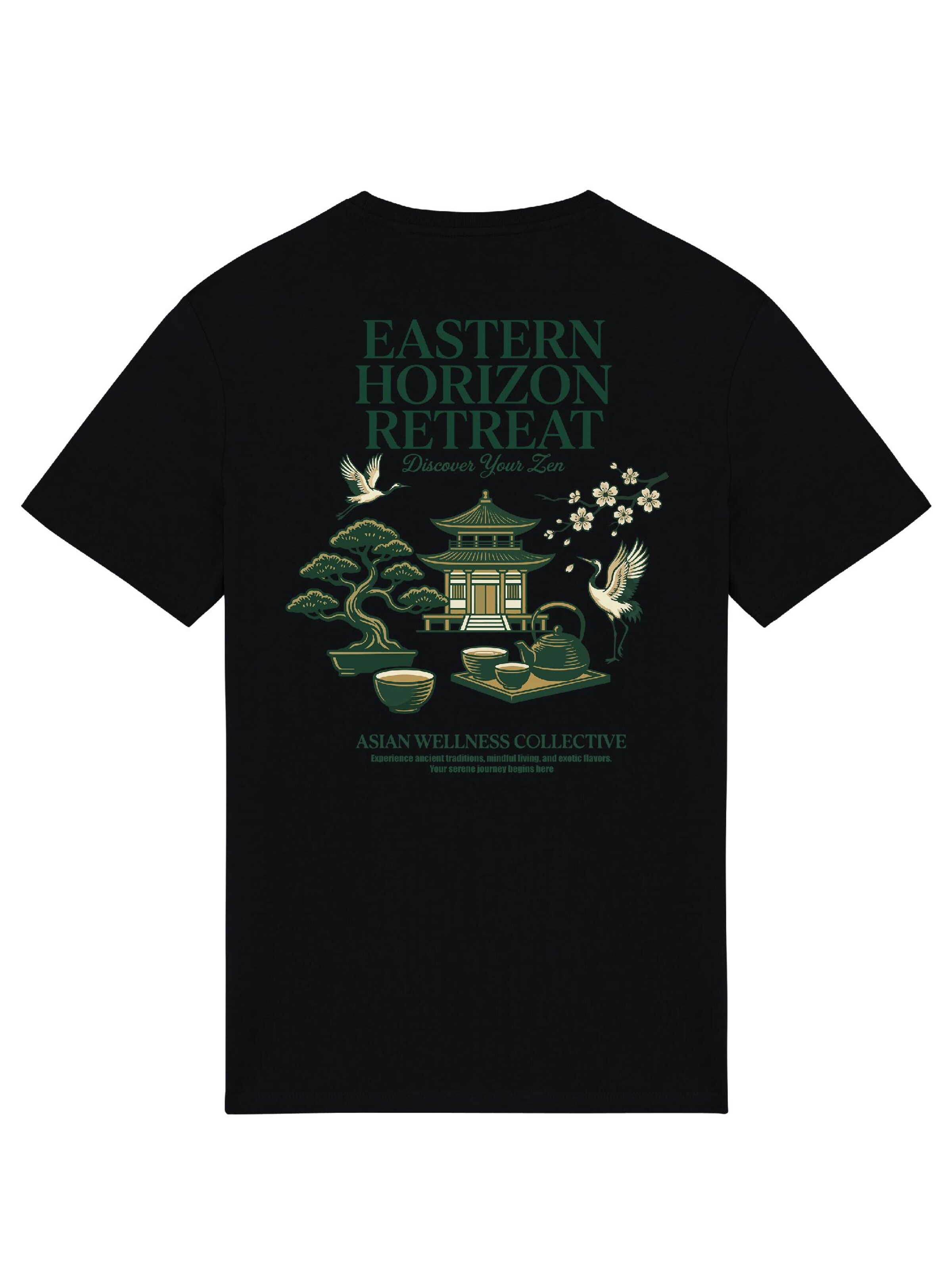 RoamLikeSummer Shirt 'Eastern Horizon'‌‌‌ in Schwarz