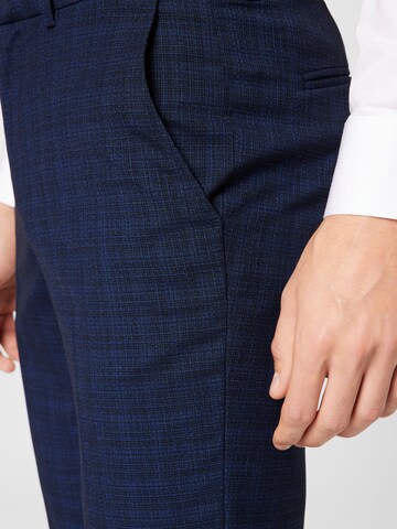 BURTON MENSWEAR LONDON Normalny krój Spodnie w kant w kolorze niebieski