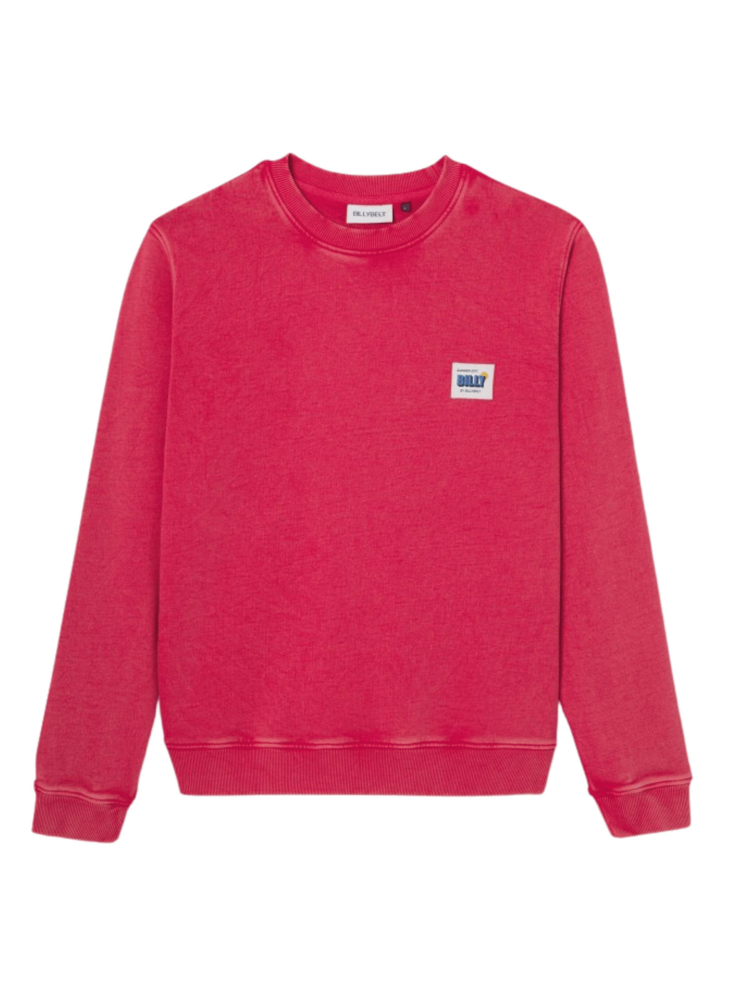 Billybelt Sweatshirt 'BILLYBELT Bio-Baumwoll Sweatshirt „Summer Edit“' in Red: front