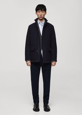 MANGO MAN Mantel 'Ray' in Blau