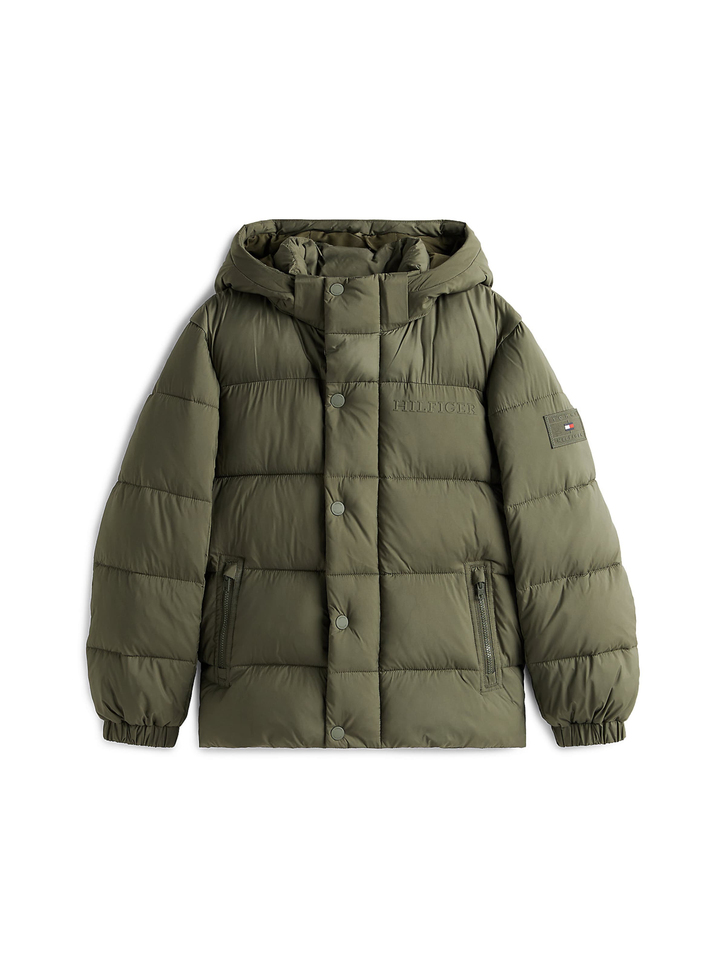 Veste d’hiver TOMMY HILFIGER en vert : devant