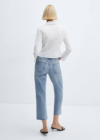 MANGO Regular Jeans 'Blanca' in Blauw